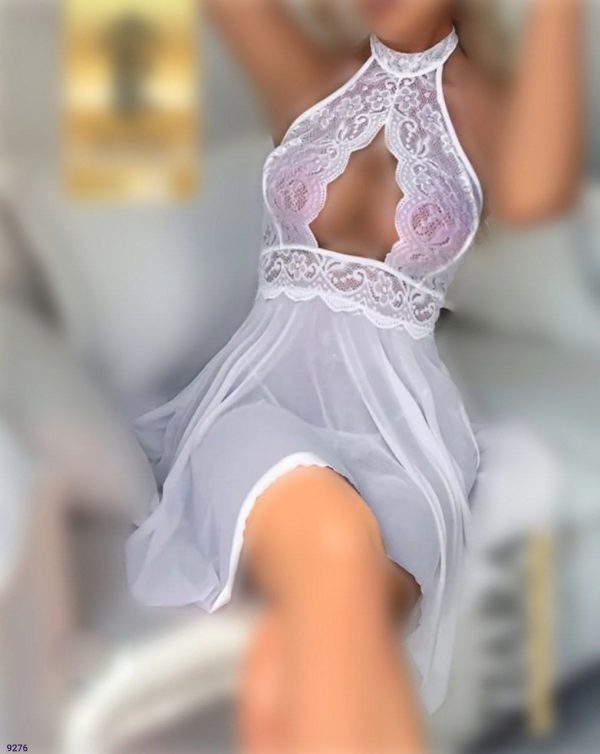 لباس خواب در دو رنگ 🌈 مشکی و سفید 📏سایزfree | کد: 9276