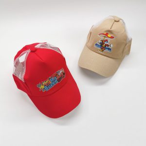 کلاه پسرانه بغل تور نقاب دار رنگی | عمده |کد محصول:9906 | حداقل قابل سفارش:12عدد |